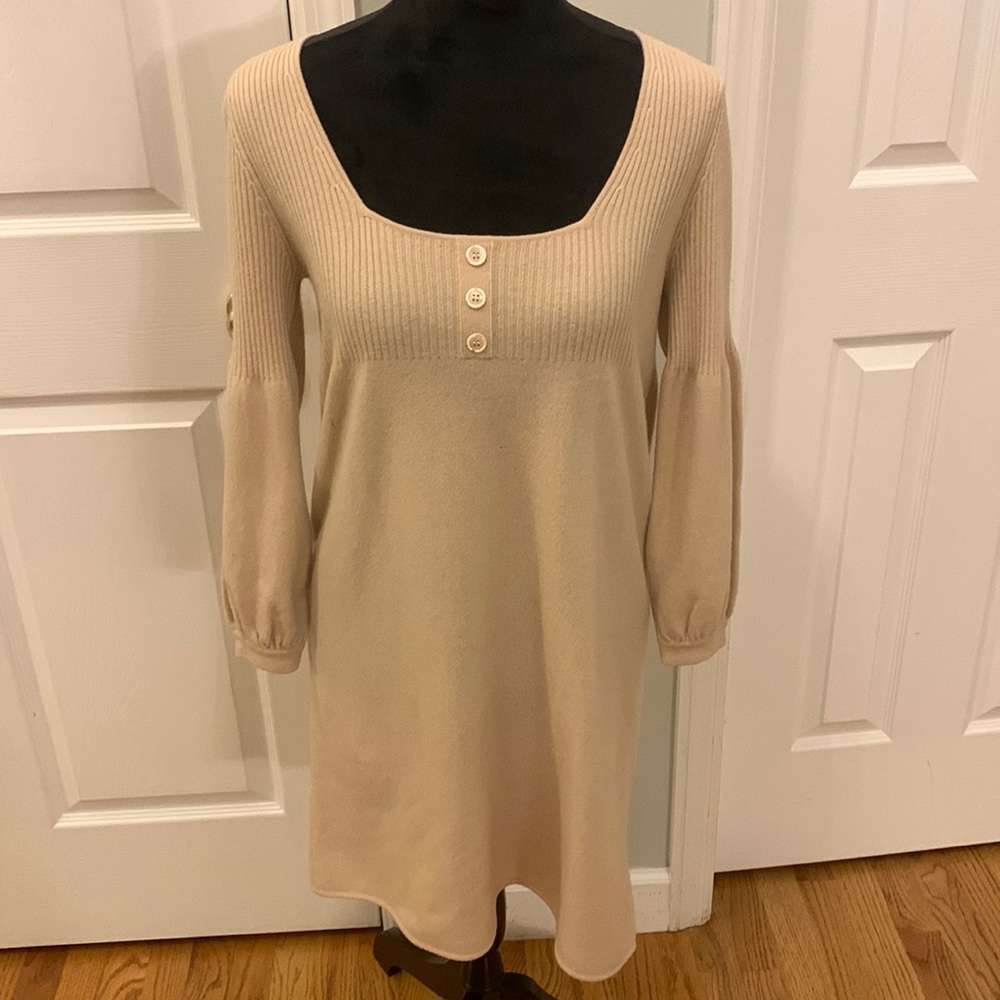 Flawed Joie Beige Sweater Dress- Size S